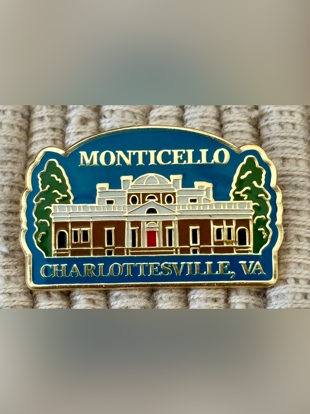 THOMAS JEFFERSON’S MONTICELLO Logo Pin